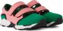 Marni Kids Pink & Green Velcro Scuba Sneakers - Thumbnail 4