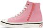 Marni Kids Pink Canvas High Sneakers - Thumbnail 3