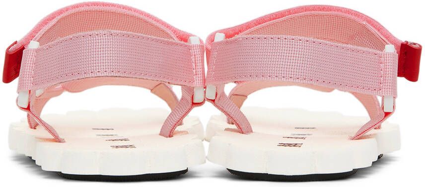 Marni Kids Pink Trekking Sandals