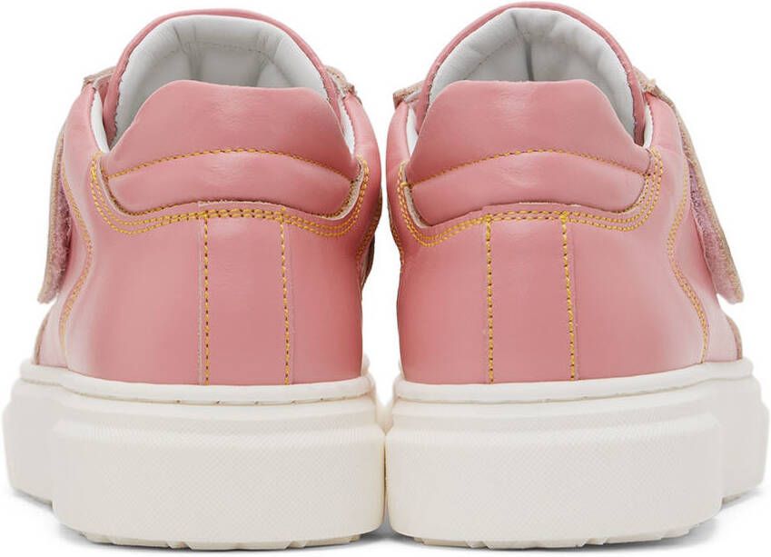 Marni Kids Pink Velcro Sneakers
