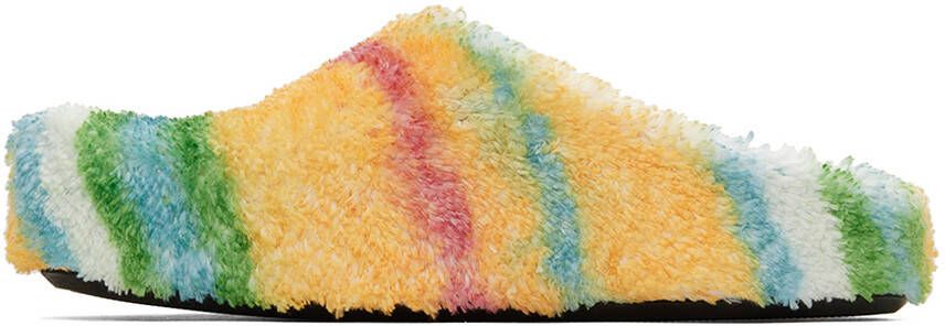 Marni Multicolor Fussbett Sabot Loafers