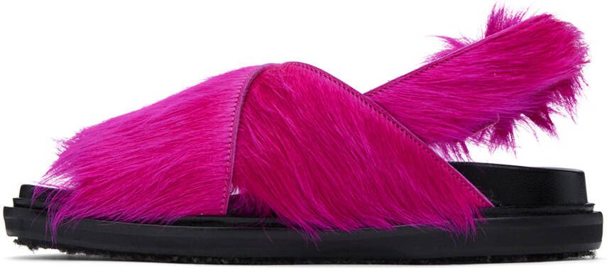Marni Pink Fussbett Sandals