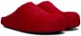 Marni Fussbet Sabot calf-hair slippers Red - Thumbnail 5