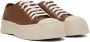 Marni SSENSE Exclusive Brown & Off-White Pablo Sneakers - Thumbnail 4