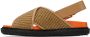 Marni Black & Brown Fussbett Sandals - Thumbnail 3