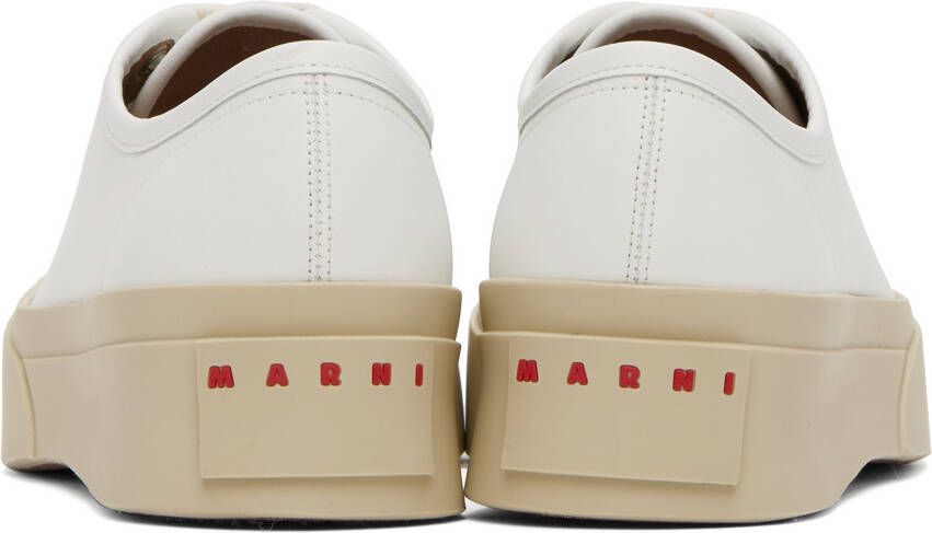 Marni White & Beige Pablo Sneakers