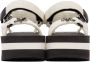 Marni White Embellished Platform Sandals - Thumbnail 2