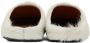 Marni Fussbet Sabot calf-hair slippers White - Thumbnail 6