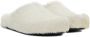 Marni Fussbet Sabot calf-hair slippers White - Thumbnail 8