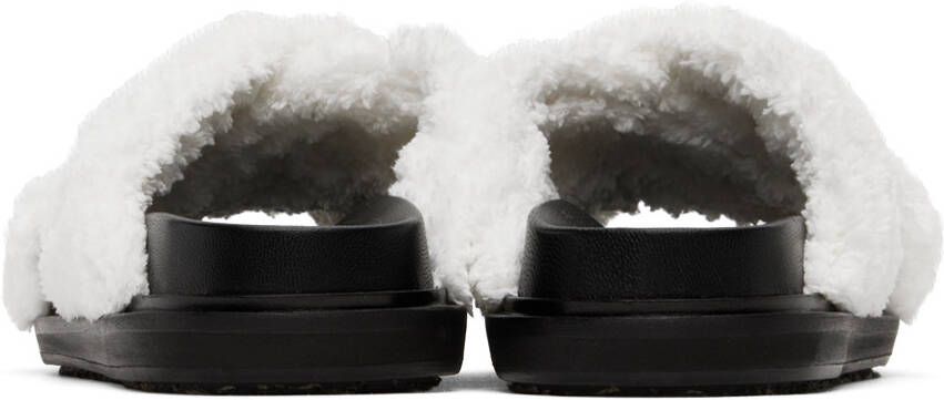 Marni White Fussbett Sandals
