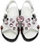 Marni White Glass Bead Fussbett Sandals - Thumbnail 4