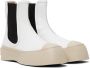 Marni White Pablo Chelsea Boots - Thumbnail 4