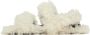 Marni White Shearling Fussbett Sandals - Thumbnail 3