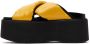 Marni Yellow Padded Nylon Platform Sandals - Thumbnail 3
