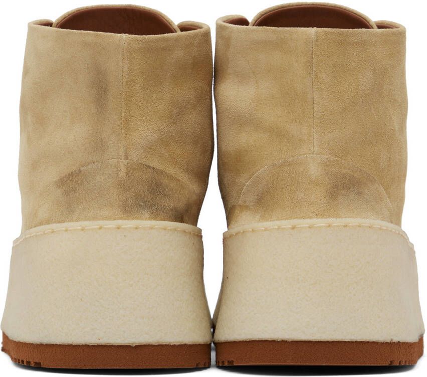 Marsèll Beige Parapana Ankle Boots