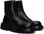 Marsèll Black Carrucola Zip-Up Boots - Thumbnail 5