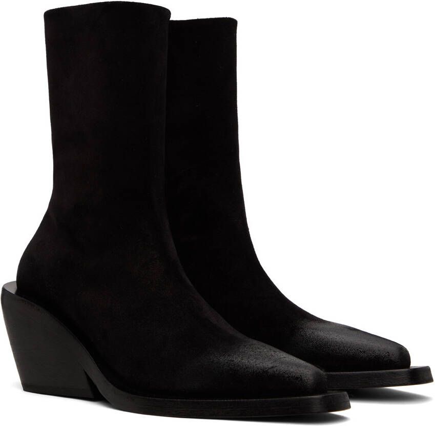 Marsèll Black Gessetto Ankle Boots