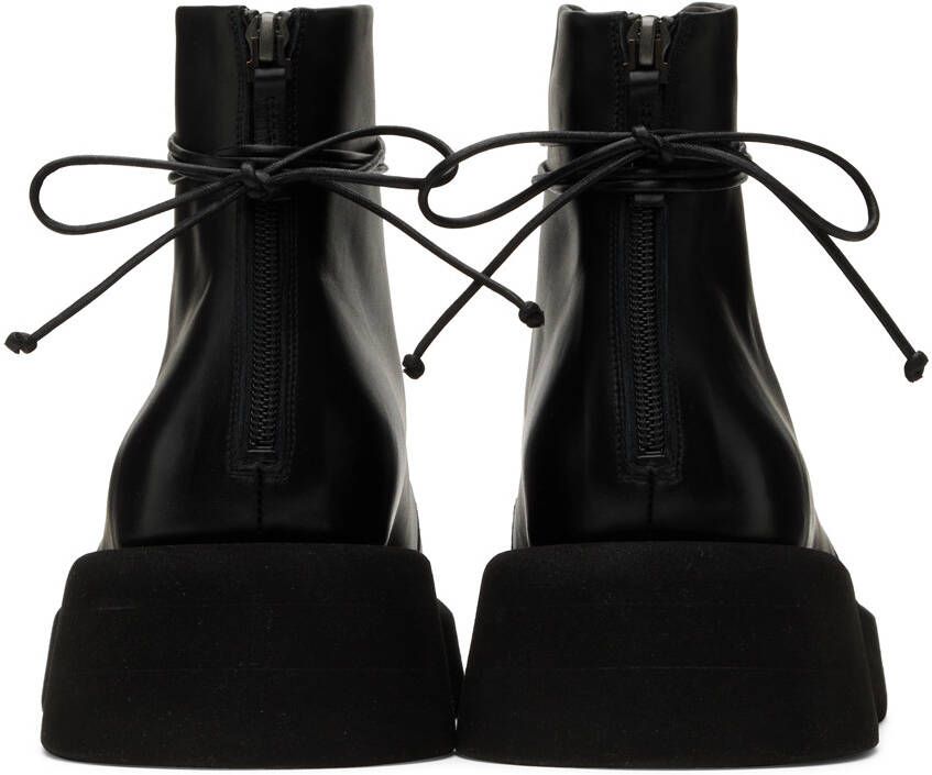 Marsèll Black Gomme Gommelone Lace-Up Boots