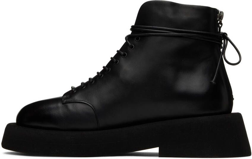 Marsèll Black Gomme Gommelone Lace-Up Boots