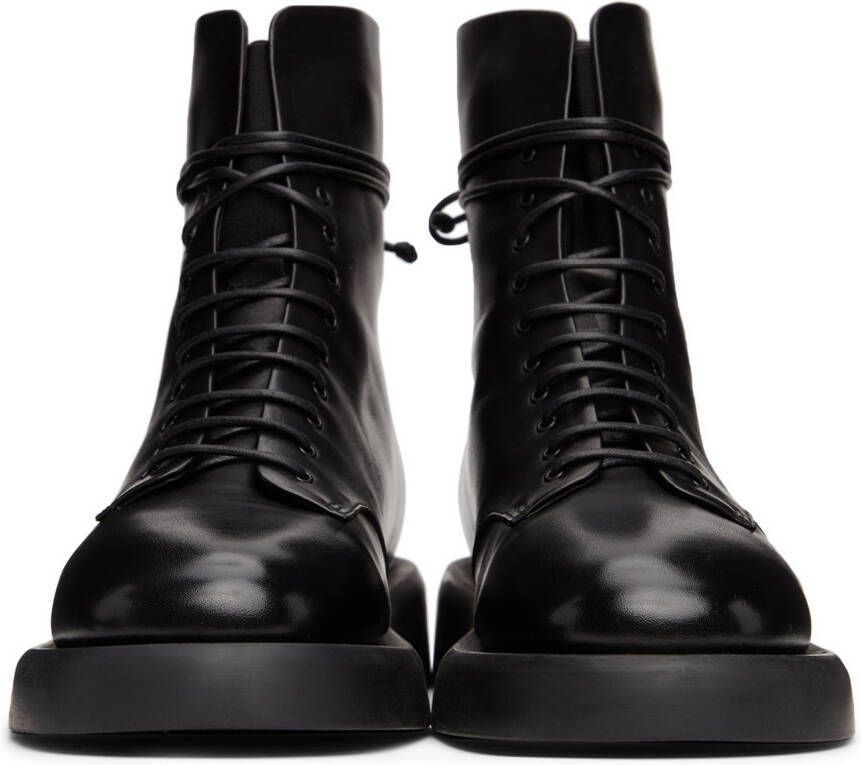 Marsèll Black Gomme Polacchino Ankle Boots