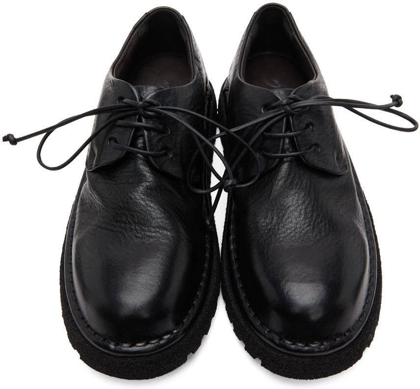 Marsèll Black Piattaforma Pomice Derbys