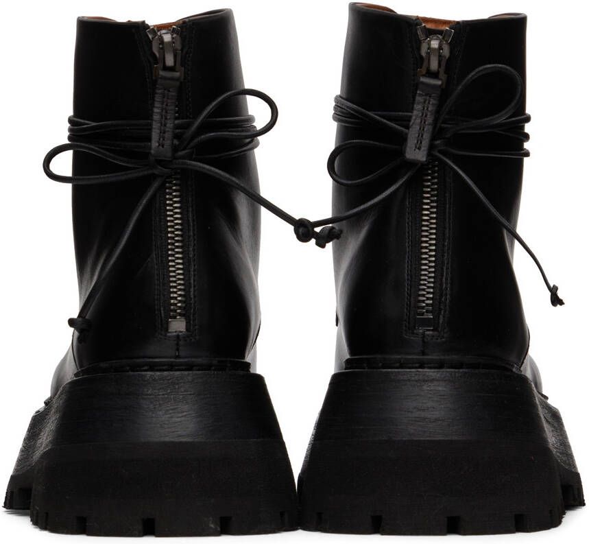 Marsèll Black Quadrarmato Boots