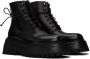 Marsèll Black Quadrarmato Boots - Thumbnail 4