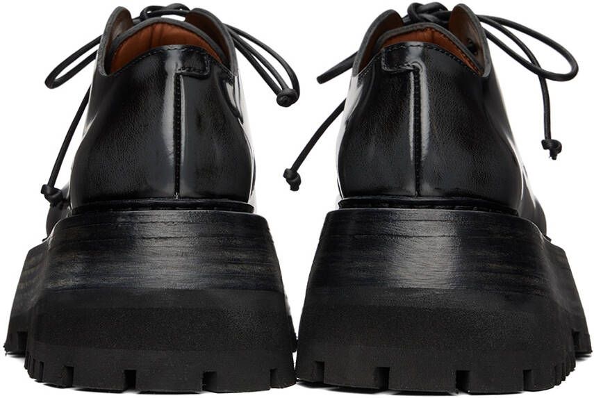 Marsèll Black Quadrarmato Derbys