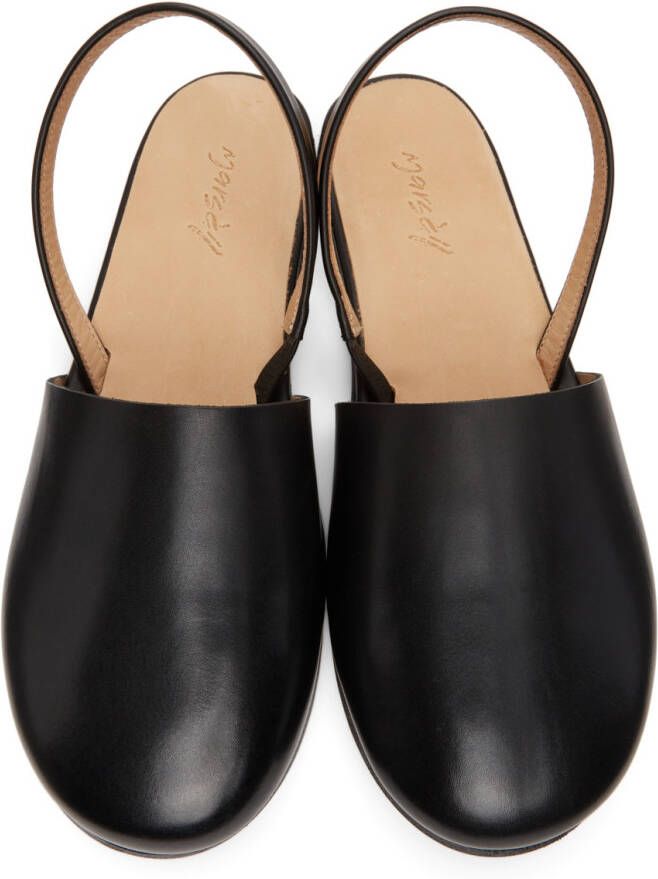 Marsèll Black Slingback Marcella Loafers