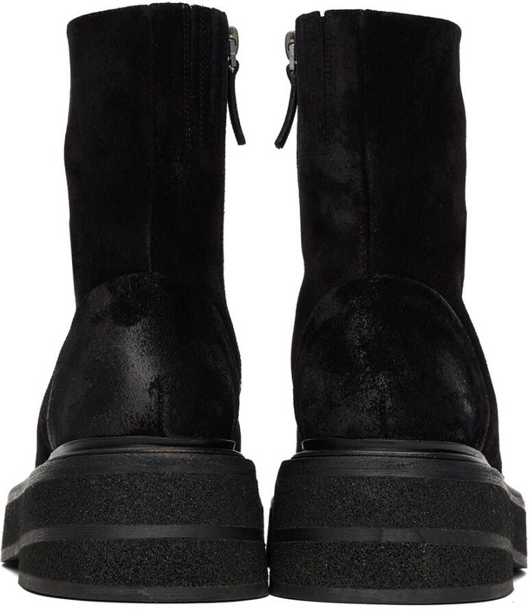 Marsèll Black Suede Zuccone Boots