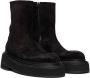 Marsèll Black Suede Zuccone Boots - Thumbnail 4