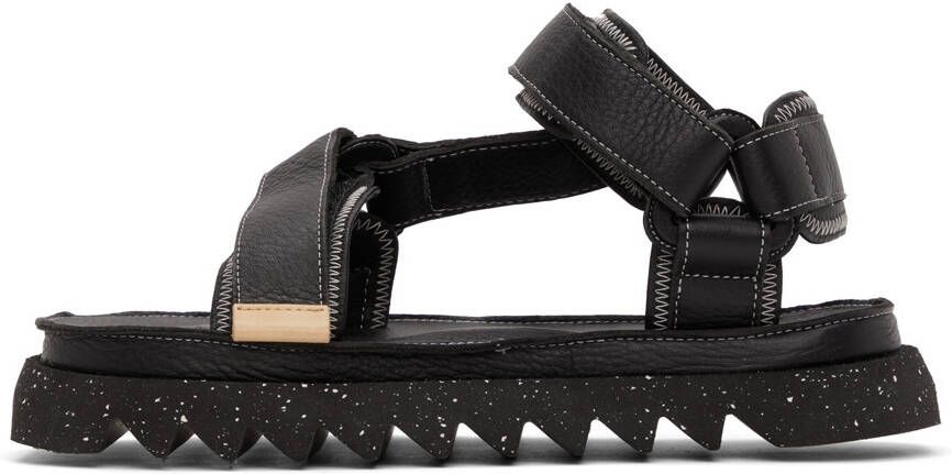 Marsèll Black Suicoke Edition DEPA MMSU01 Sandals