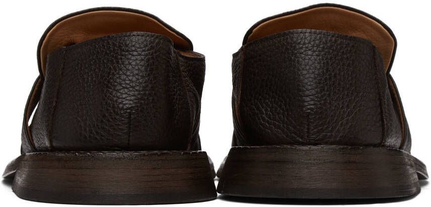 Marsèll Brown Alluce Gathered Loafers