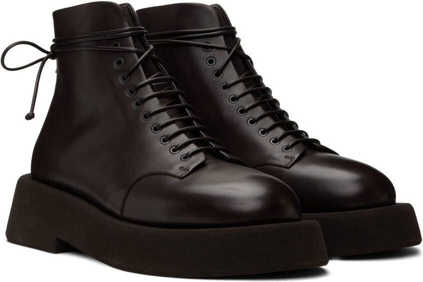 Marsèll Brown Gomme Gommelone Lace-Up Boots