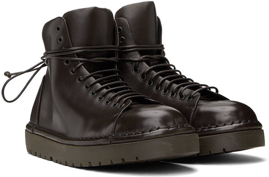 Marsèll Brown Pallottola Lace-Up Boots