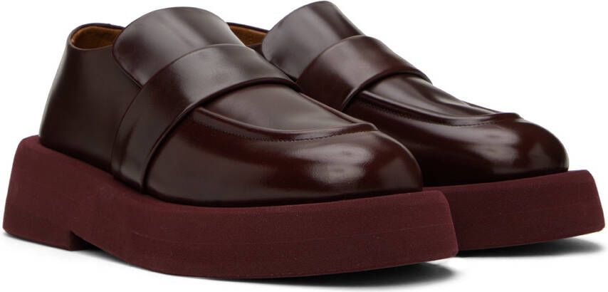 Marsèll Burgundy Gommellone Loafers