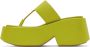 Marsèll Green Zeppo Infradito Wedge Sandals - Thumbnail 3