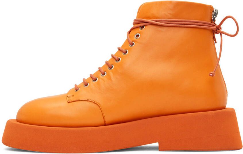 Marsèll Orange Gomme Gommelone Lace-Up Boots