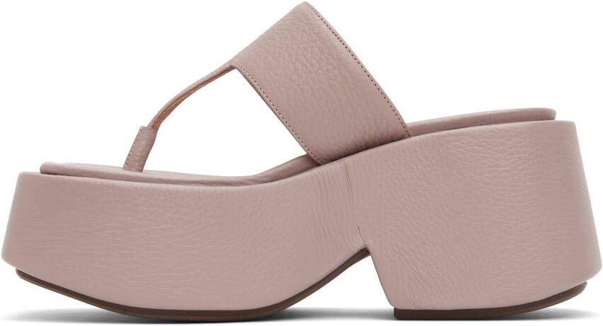 Marsèll Pink Zeppo Infradito Sandals