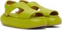 Marsèll SSENSE Exclusive Green Ciambellona Sandals - Thumbnail 4