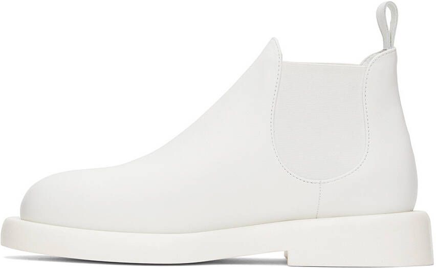 Marsèll White Gomme Gommello Chelsea Boots