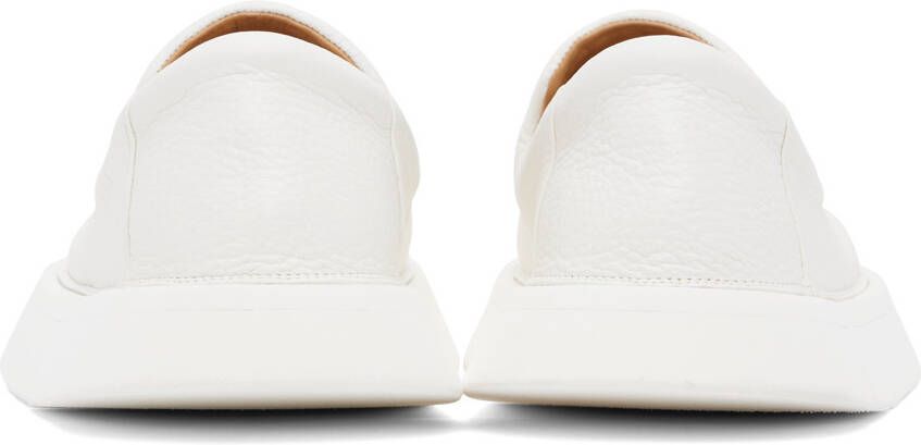 Marsèll White Intagliata Loafers