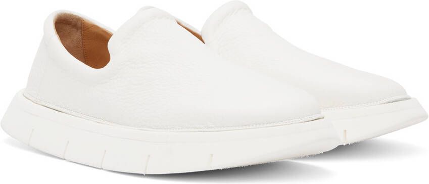 Marsèll White Intagliata Loafers