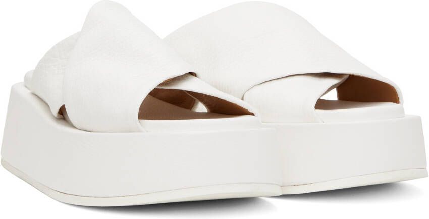 Marsèll White Platform Sandals