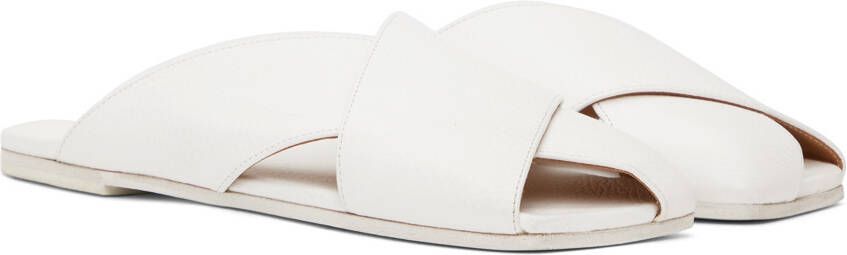 Marsèll White Spatola Sandals