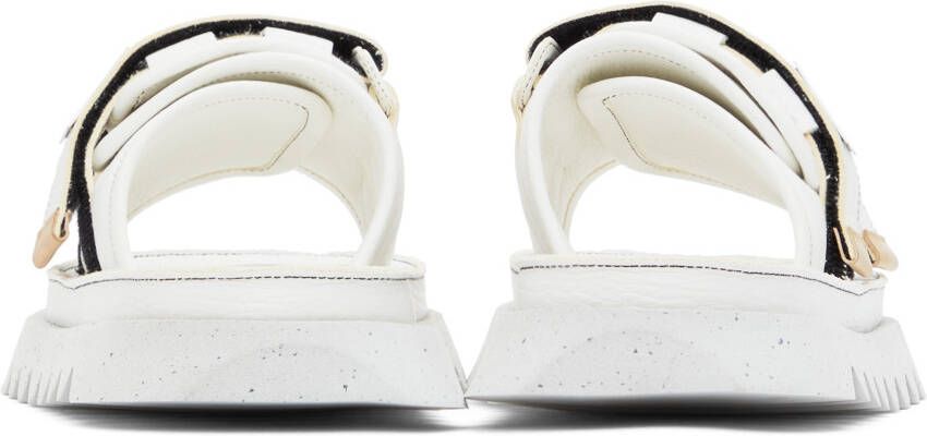 Marsèll White Suicoke Edition Moto Sandals