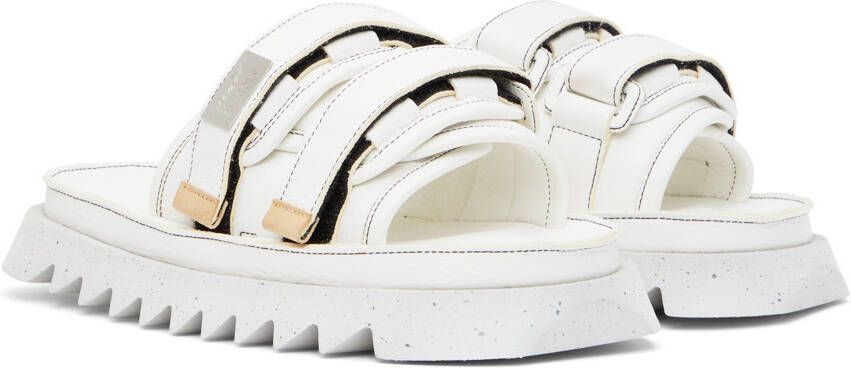 Marsèll White Suicoke Edition Moto Sandals