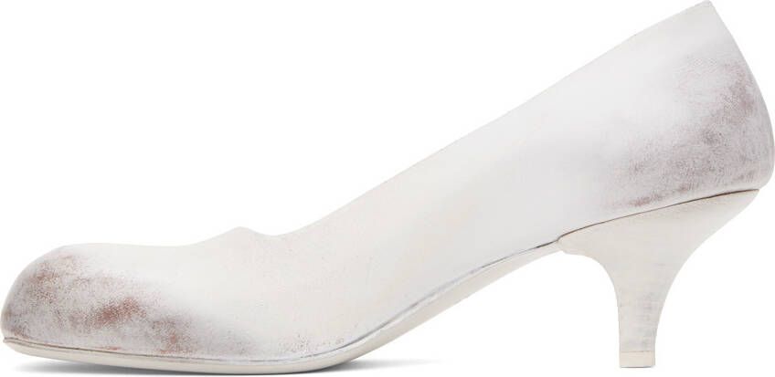 Marsèll White Tillo Heels