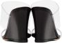 Maryam Nassir Zadeh Transparent & Black Olympia Wedge Sandals - Thumbnail 2