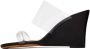Maryam Nassir Zadeh Transparent & Black Olympia Wedge Sandals - Thumbnail 3
